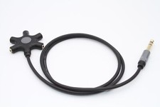 6.35mm Headphone Splitter - 1/4inch TRS Stereo to 5 Way 3.5mm Stereo Splitter