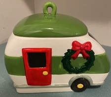 Christmas Camper Cookie Jar