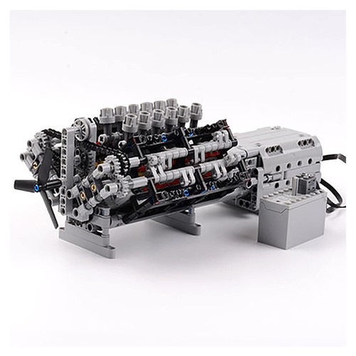 V12 engine model - v12,