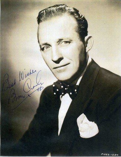 Bing crosby autographed - bing,
