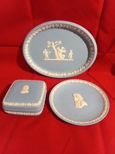 Wedgwood Blue Jasperware Box