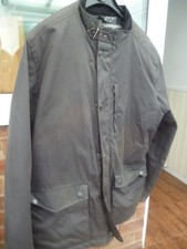 M&S Mens L Khaki Waxed Jacket