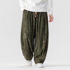 Men vintage corduroy pants - corduroy,