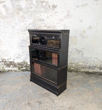 Vintage Antique Sectional Stacking Barristers Bookcase Globe Wernicke Elastic