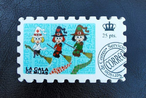 Fridge magnet cala mijas - magnet, la