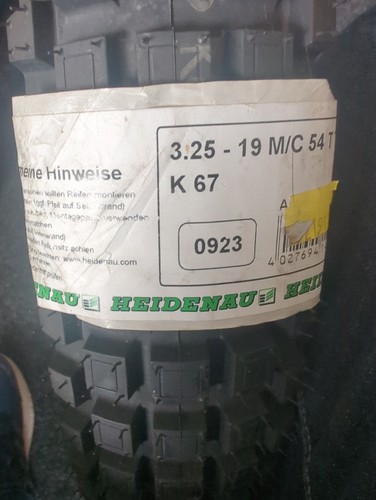 Motorcycle tyre heidenau k67 - motorcycle,