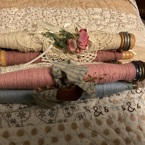 Vintage wooden yarn thread - vintage,
