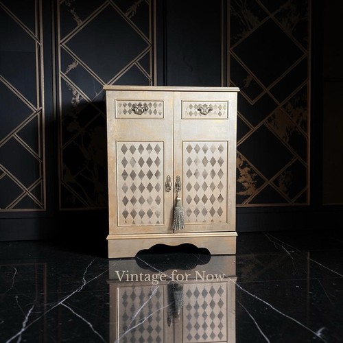 Gold drinks cabinet - gold,