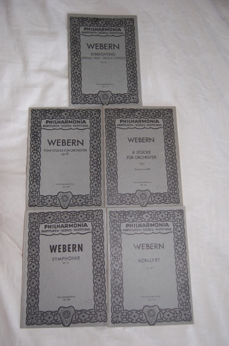 Anton webern miniature score - 5,