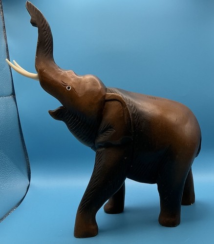 Lovely large wooden elephant - wooden,