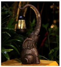Garden Ornament Solar Elephant