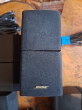 4  x Bose Surround Sound Double Cube Speakers in Black , With Brackets And Wires