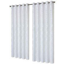 Blackout eyelet curtains geo - blackout,