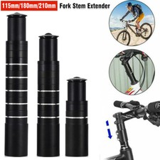 Bicycle Fork Stem Extender Handlebar Riser Extension Adapter Mountain Bike UK
