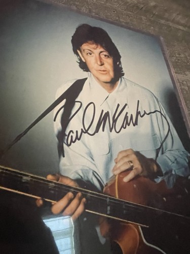 Paul mccartney signed - paul,