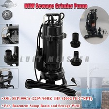 SEP100CA Sewage Grinder Pump