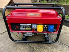 CMS UK 2.8 KVA  portable petrol generator Dual Voltage
