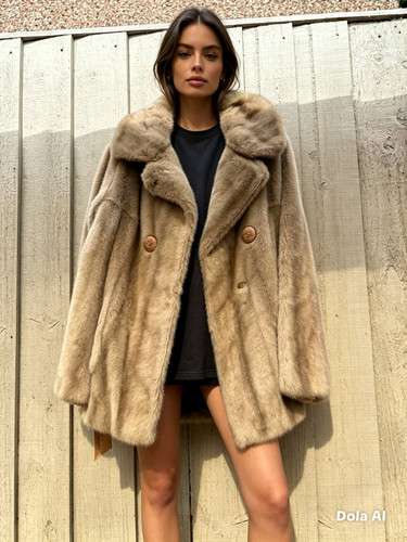 Astraka faux fur and - astraka, wool