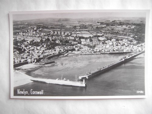Newlyn cornwall real photo - cornwall.,