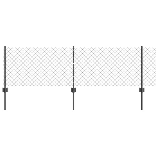 Chainlink fence with post mesh - fence,