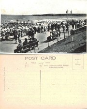 Vintage Postcard - The Beach