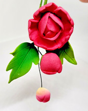 Sugar Peony Cake Topper in