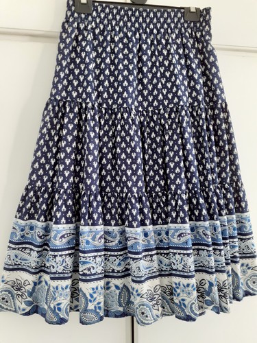 Summer hippy gypsy skirt navy - hippy,