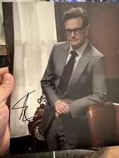 Colin Firth Signed 10x8 Autograph Photo - Kingsman - Mamma Mia - Bridget Jones