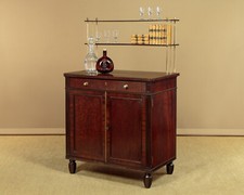 Antique Mahogany Campaign Style Chiffonier c.1860