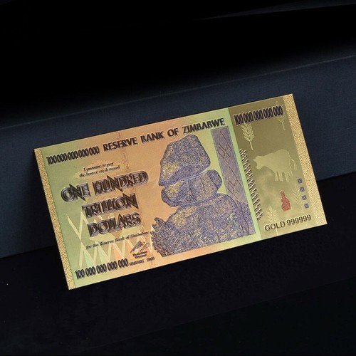 Zimbabwe 100 trillion - 100, dollars