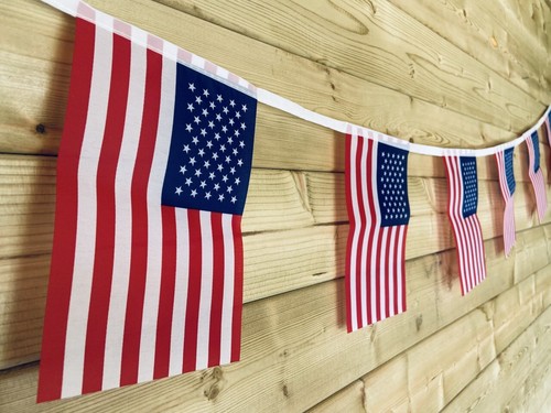 Usa american flag bunting - us,