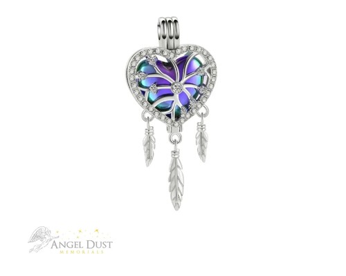 Rainbow heart dream catcher - rainbow,