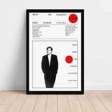 Bryan Ferry - The Ultimate Collection With Roxy Music Fine Art Album Poster