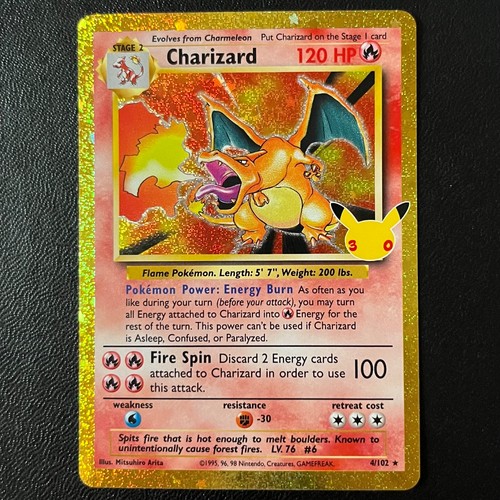Gold charizard 102 - 4/102,