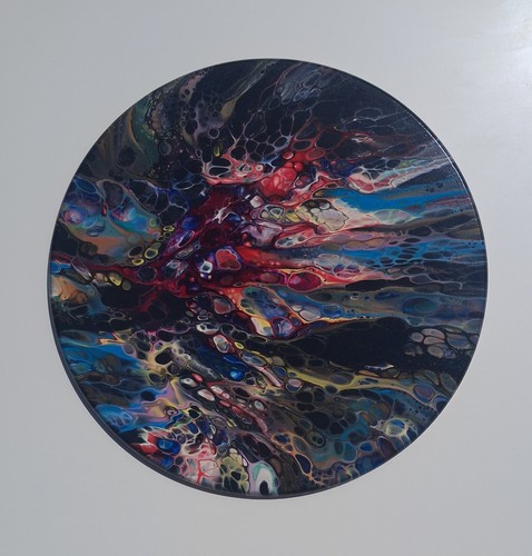 Handmade painting fluid art - handmade,