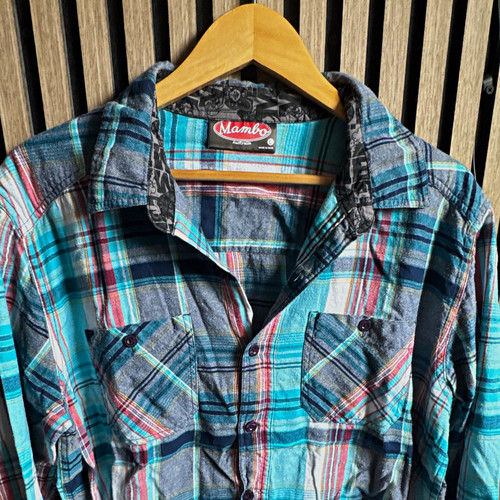 Mambo men blue plaid - blue,
