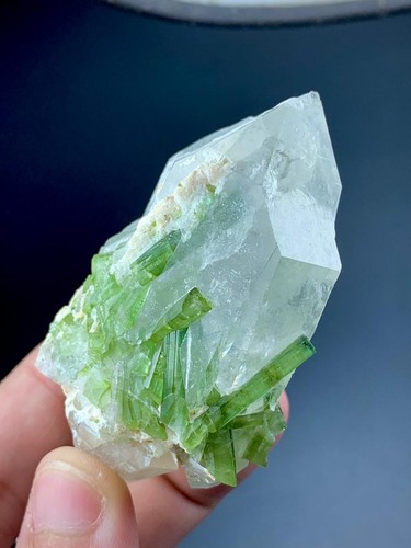 Natural green tourmaline - green,
