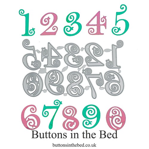 Decorative number metal - decorative,