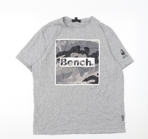 Bench men grey camouflage - grey,