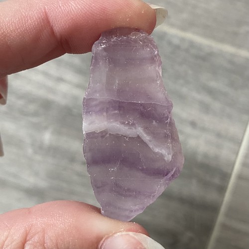 Purple fluorite crystal - ,