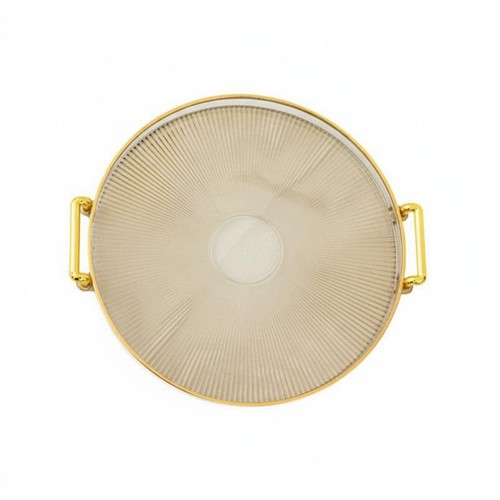 Round serving tray home - serving,