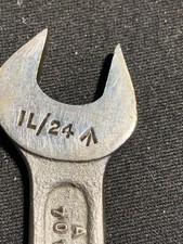 MOD Whitworth spanner - British "King Dick" crow's foot broad arrow A701 IL/24