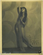 ANNA MAY WONG Signed