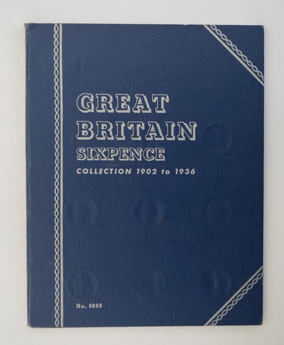 Whitman silver sixpence - whitman,