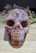 Large Pink Amethyst Flower