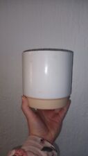 White And Cream Plant Pot