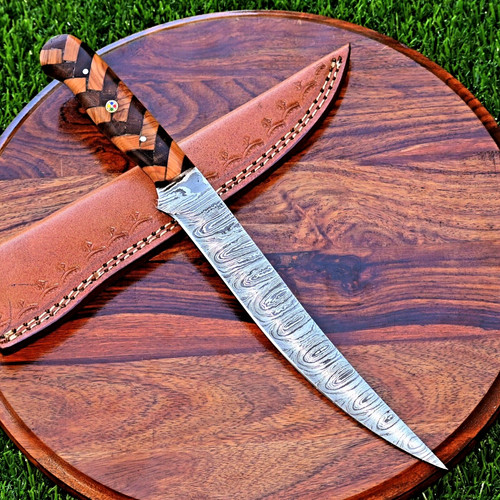 Handmade damascus steel fillet - damascus,