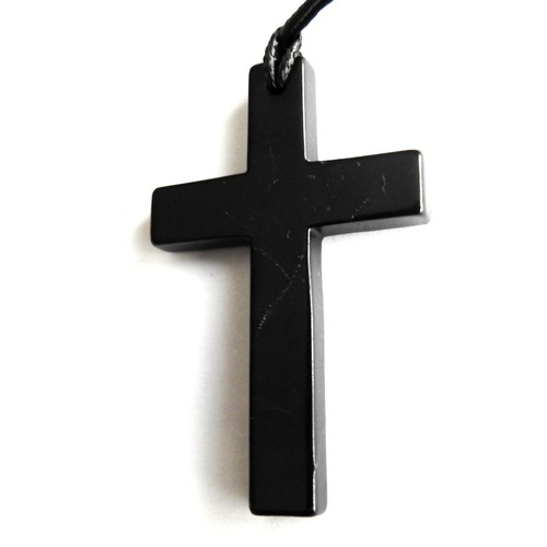Shungite pendant christian - shungite,