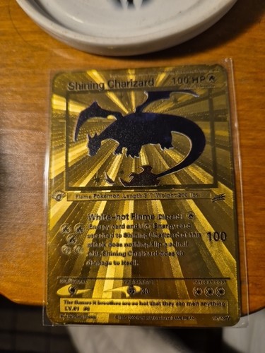 Shining charizard metal - charizard,