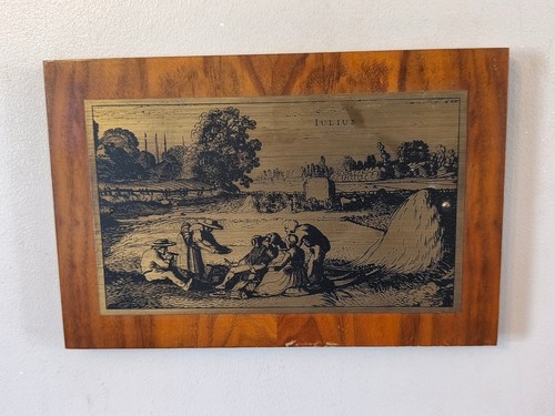 Vintage metal etching - vintage,